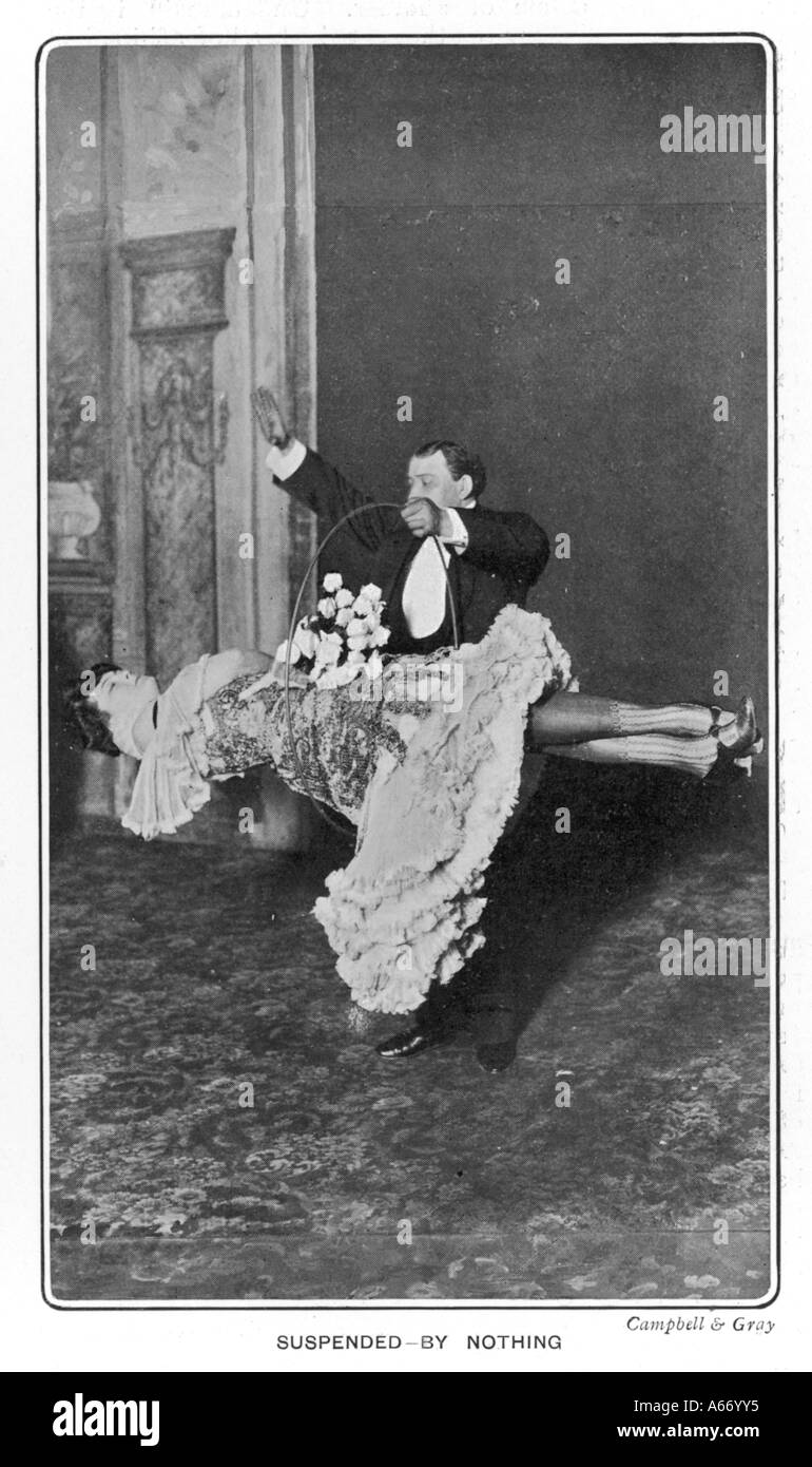 Tour de magie Goldins Banque D'Images