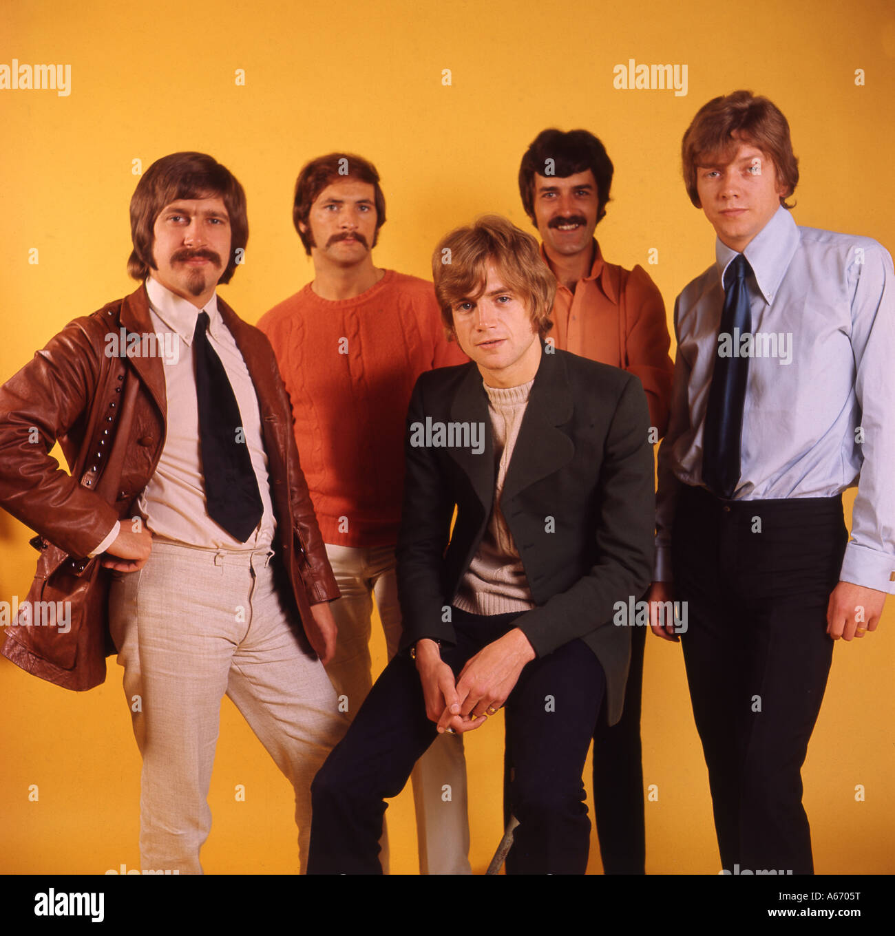 MOODY BLUES - groupe du Royaume-Uni en septembre 1968. Photo Tony Gale Banque D'Images