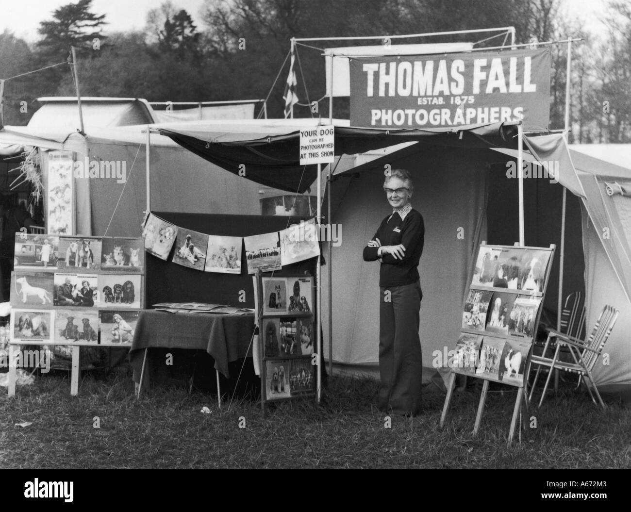 Automne 1975 Stand Burrows Banque D'Images