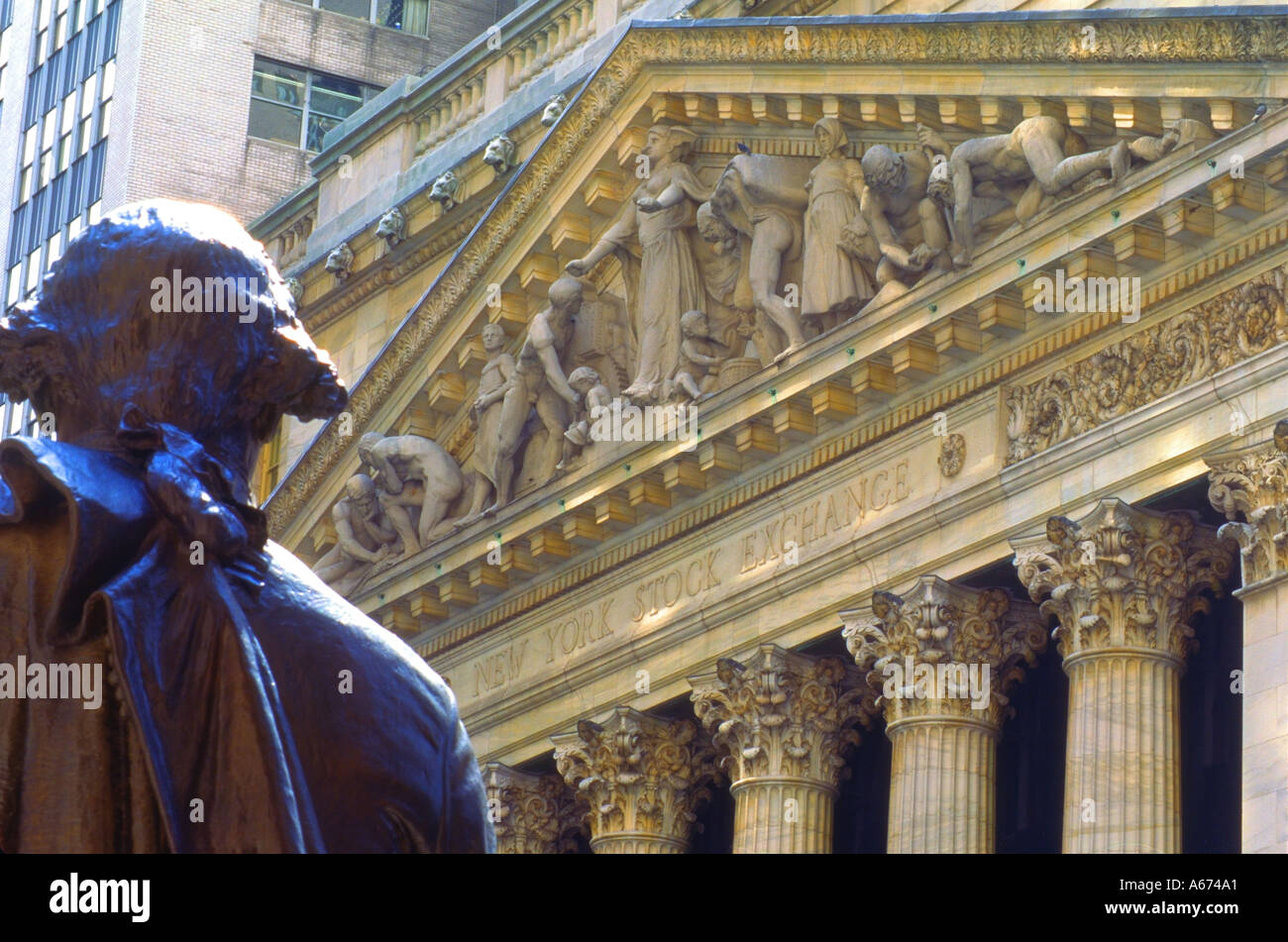 New York Stock Exchange à New York États-Unis Banque D'Images
