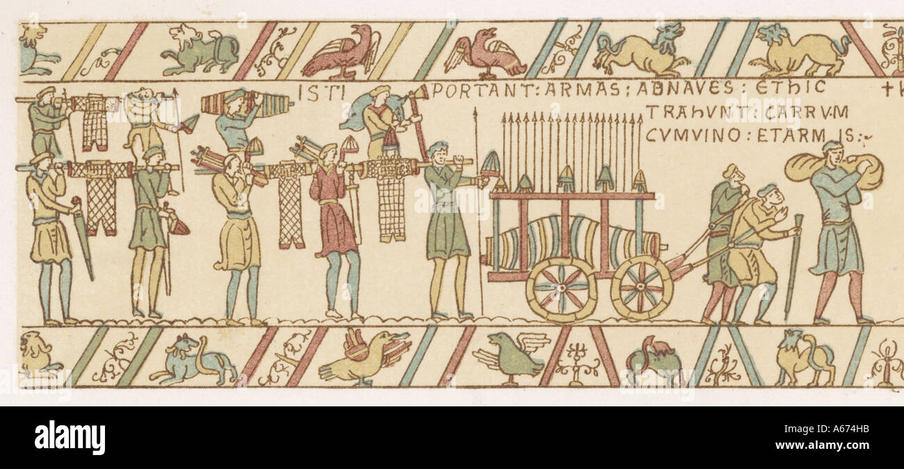 Armure 1066 Invasion Banque D'Images