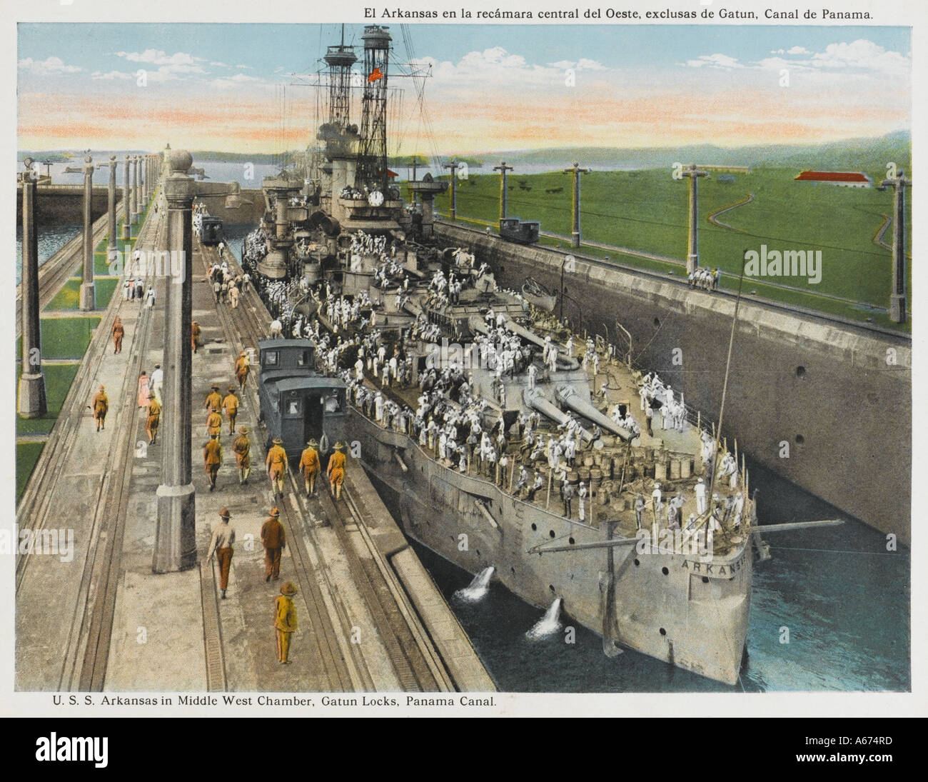 Navire de l'Arkansas Banque D'Images