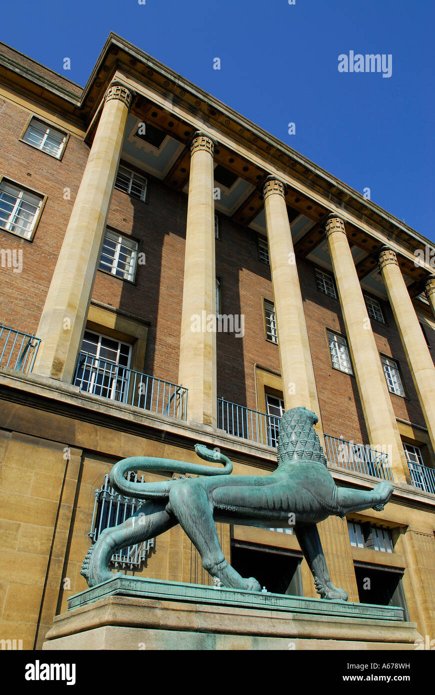 L'hôtel de ville, Norwich, Norfolk, Angleterre Banque D'Images