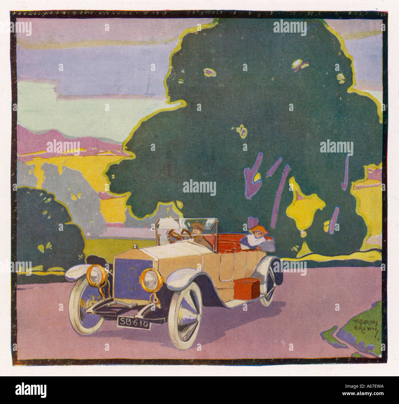 Un voyage à Fort Hill Banque D'Images