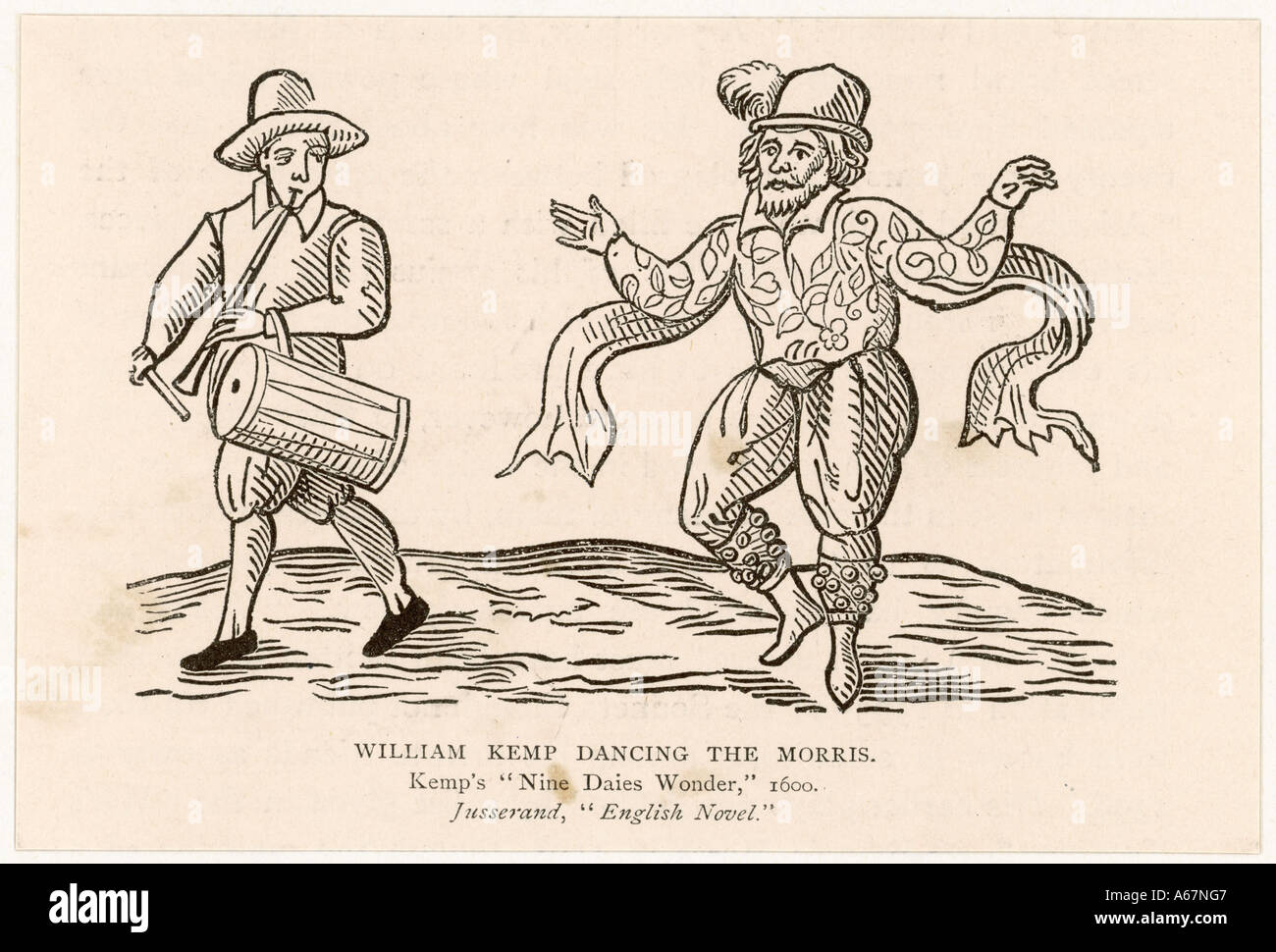 William Kemp Dancer Banque D'Images