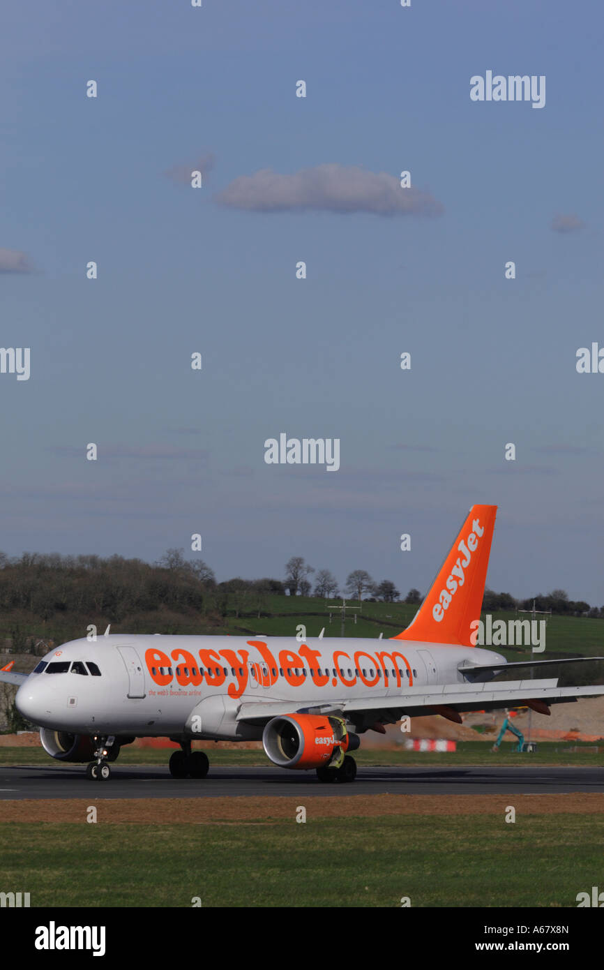 Avion de ligne Airbus A319 d'easyjet Banque D'Images