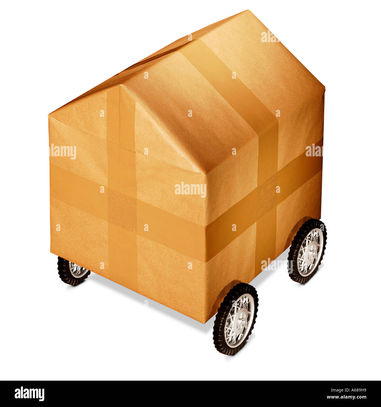 Un déménagement. Photo par Patrick Steel patricksteel Banque D'Images