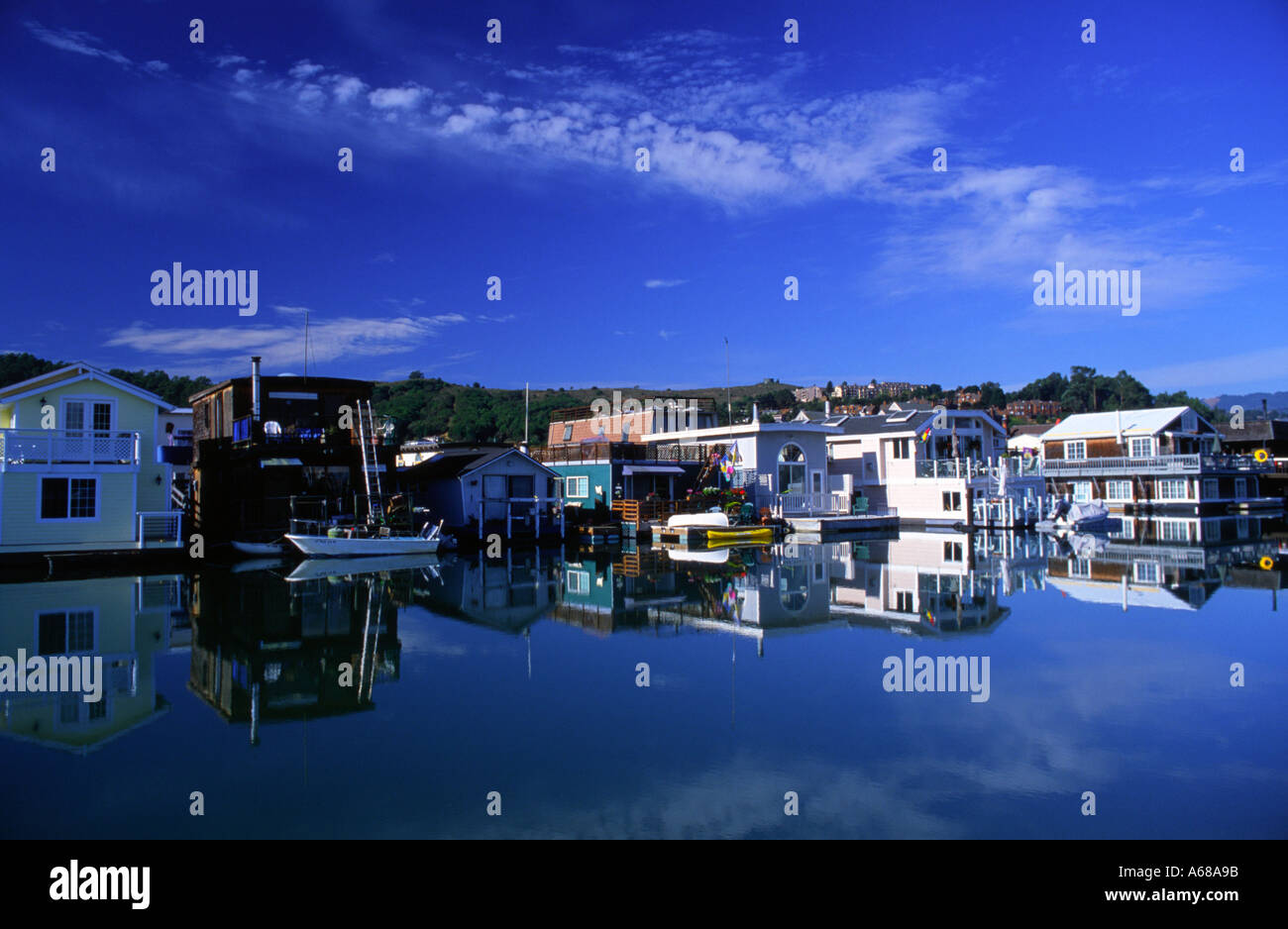 Boat House à Sausolito San Francisco USA Banque D'Images
