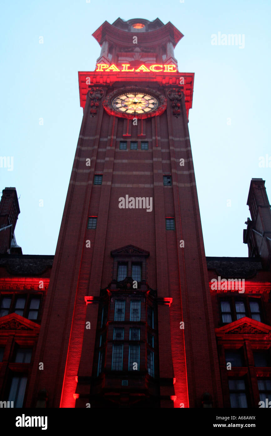 Palace Theatre sur Oxford Street, Manchester, Angleterre, RU Banque D'Images