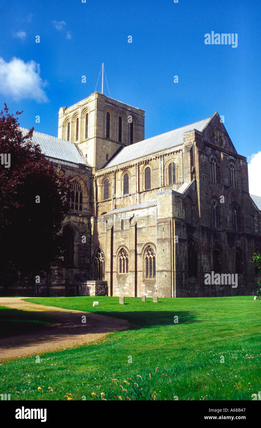 La cathédrale de Winchester en Angleterre Banque D'Images