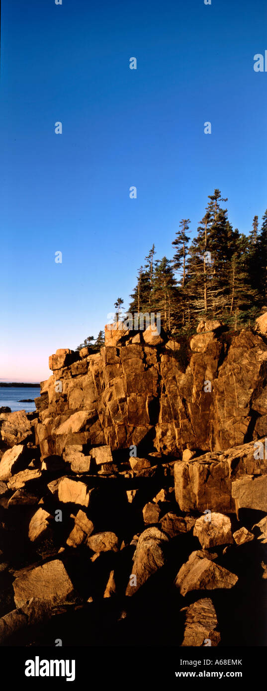L'Acadia National Park Mt Desert Island Maine Banque D'Images