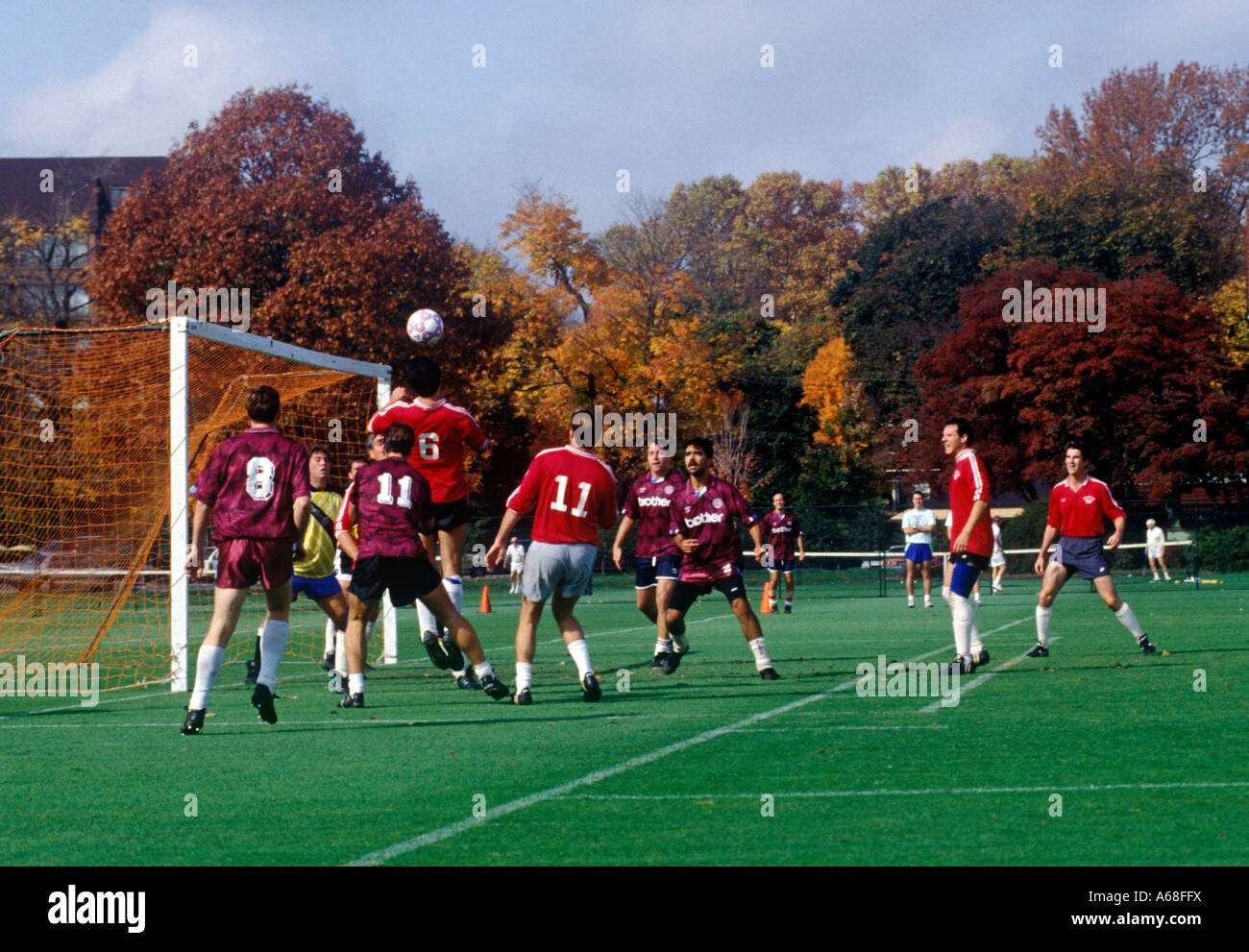 Jeu de football Banque D'Images