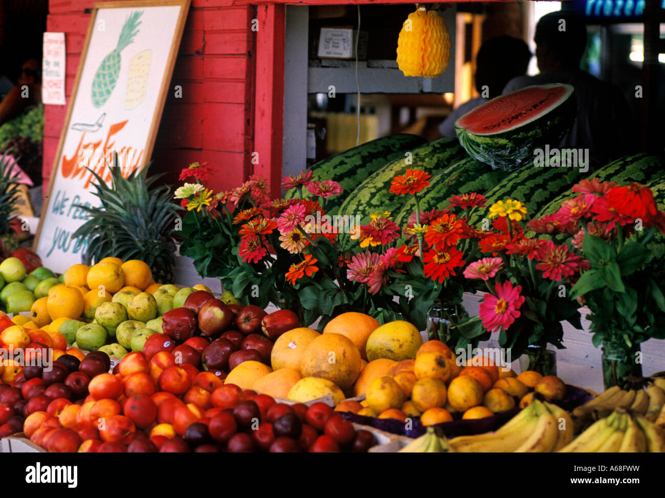 Farmers Market New Jersey Banque D'Images