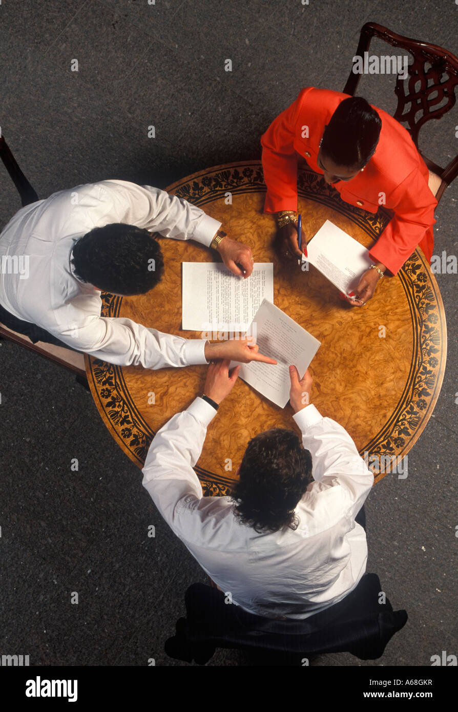 Réunion d'affaires Banque D'Images