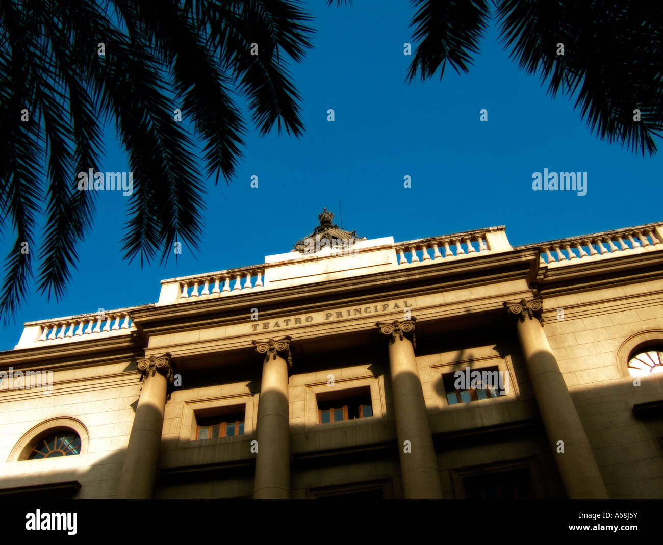 Teatro Principal. Valence. L'Espagne. Banque D'Images