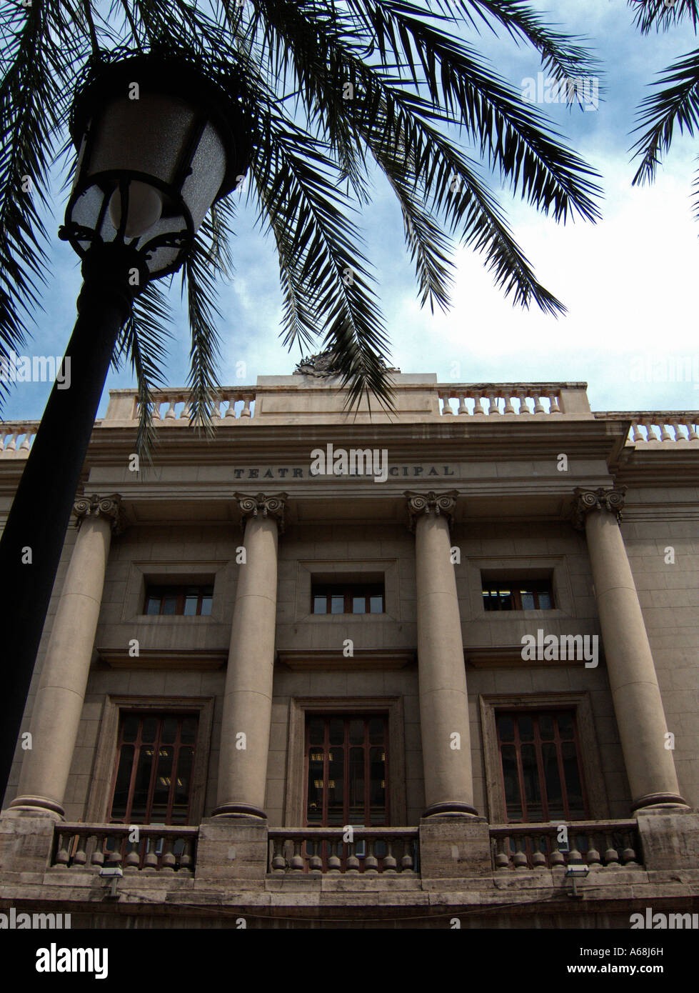Teatro Principal. Valence. L'Espagne. Banque D'Images
