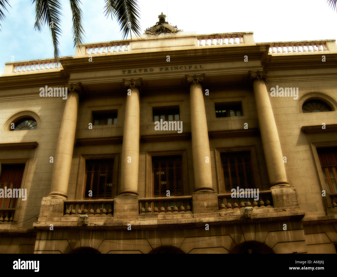 Teatro Principal. Valence. L'Espagne. Banque D'Images