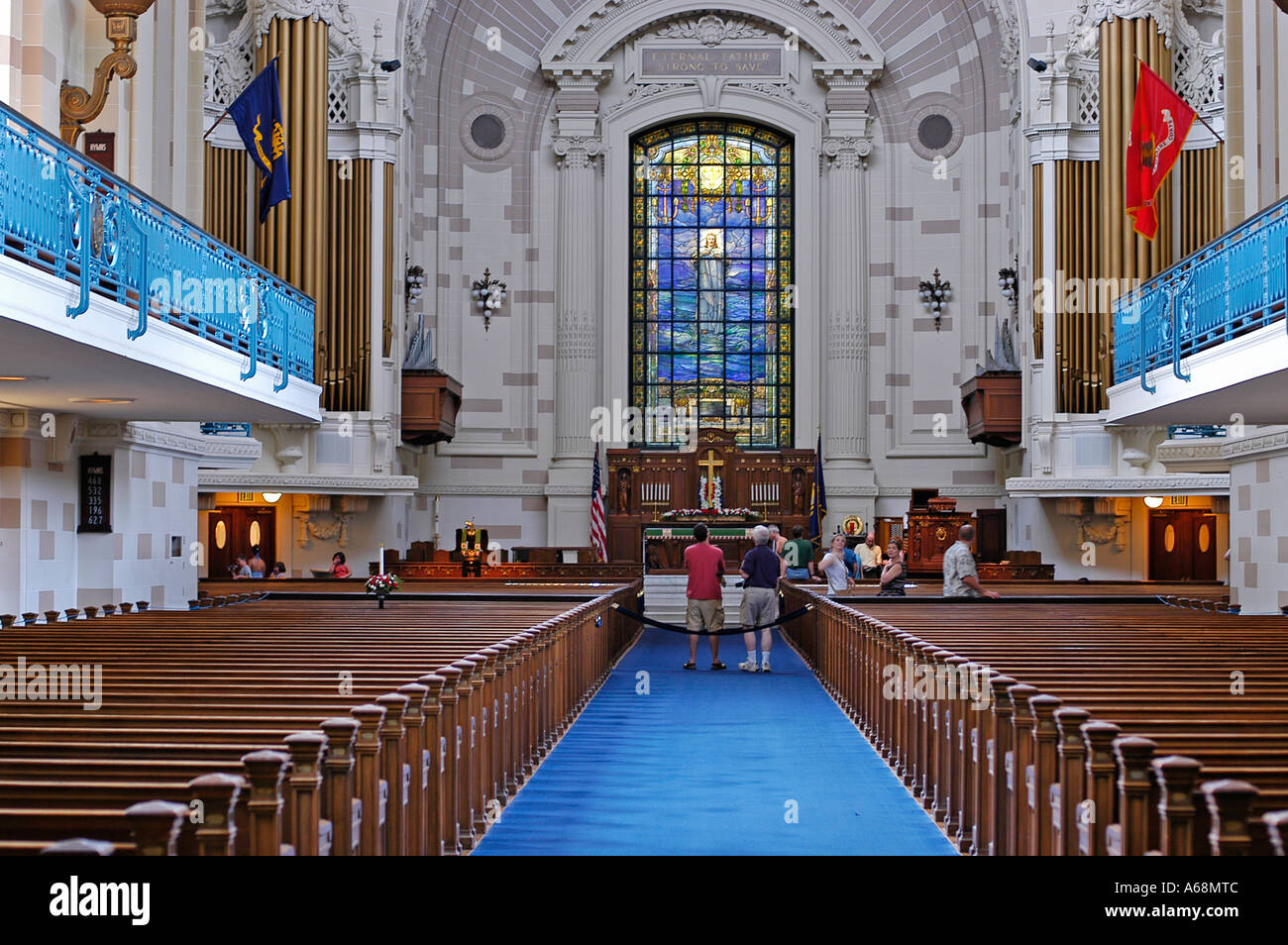 United States Naval Academy Chapelle Banque D'Images