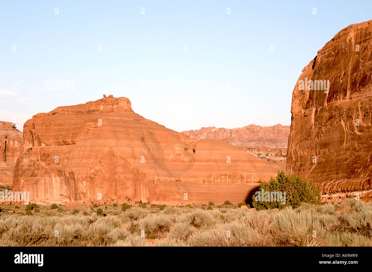 Palais de lavage à l'Arches National Park Banque D'Images