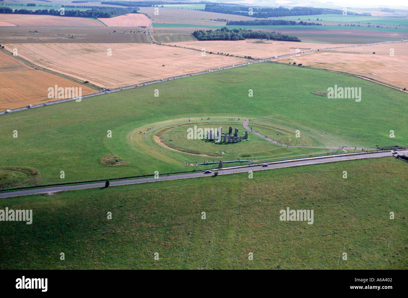 Aerial view stonehenge wiltshire england Banque de photographies et d ...