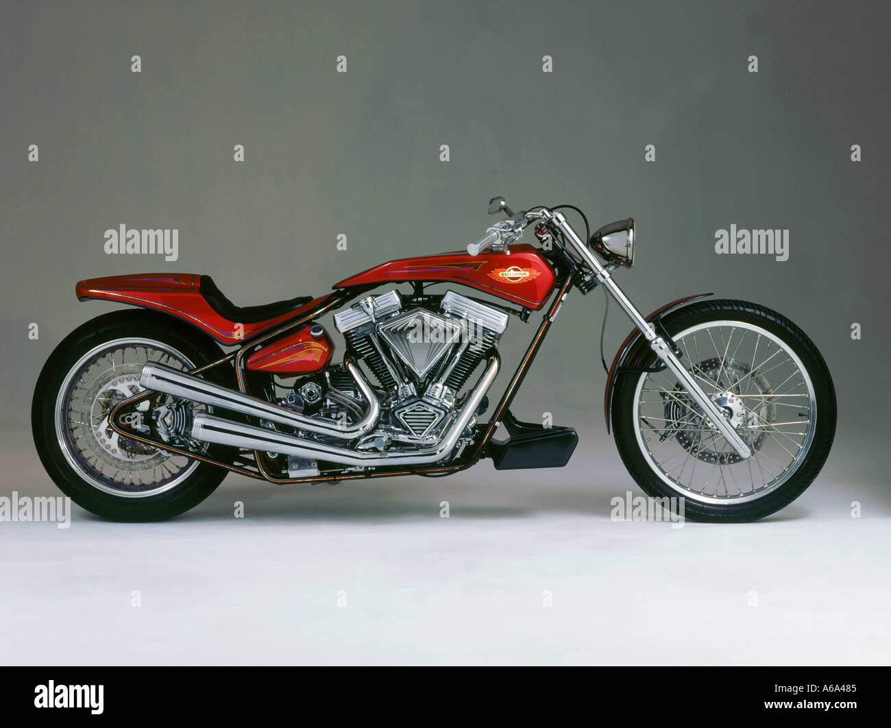Custom harley davidson motorcycle Banque de photographies et d’images à ...