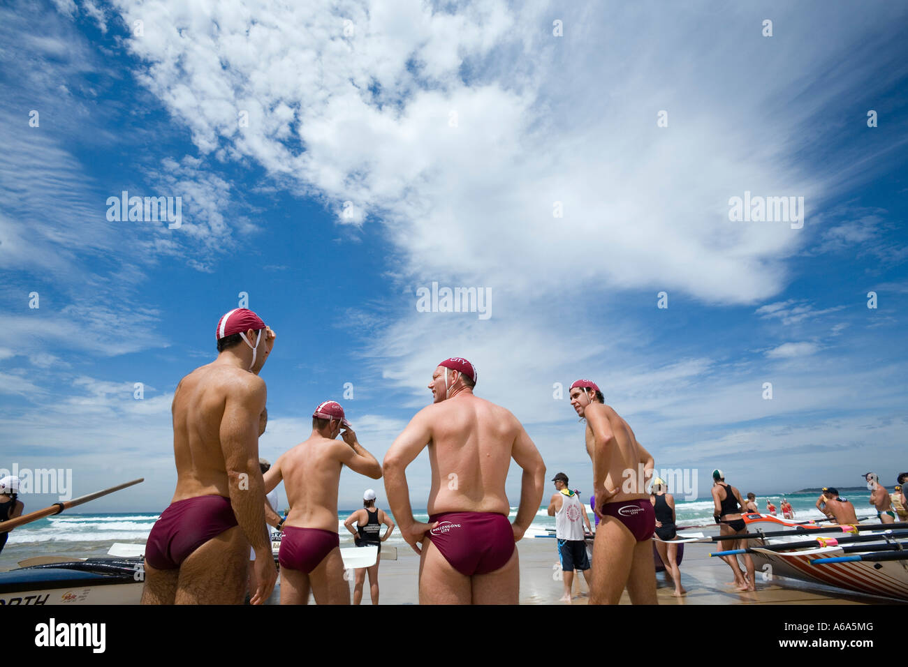 Surf sauveteurs - Sydney, Nouvelle Galles du Sud EN AUSTRALIE Banque D'Images