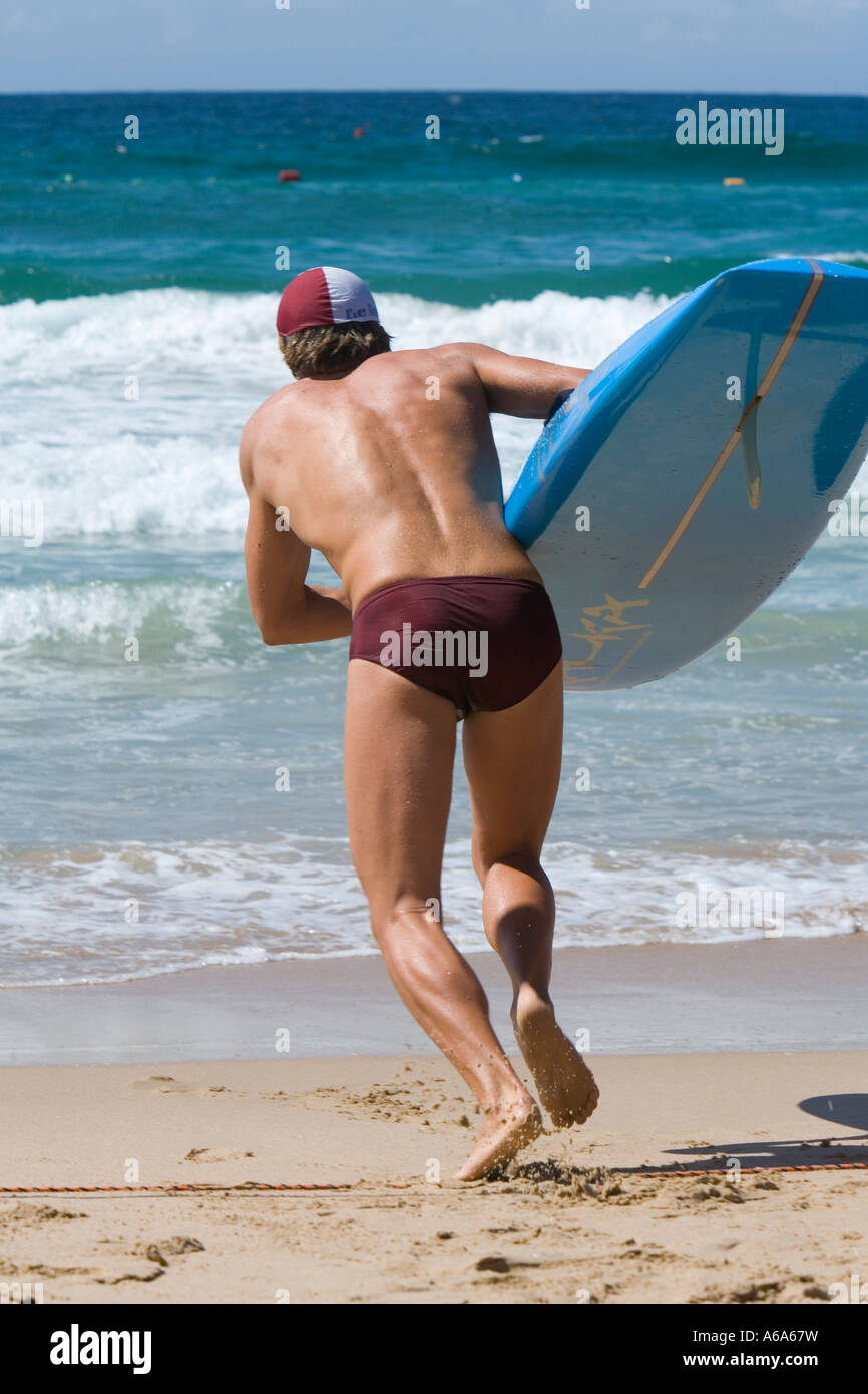 Surf lifesaver - Sydney, New South Wales, Australia Banque D'Images