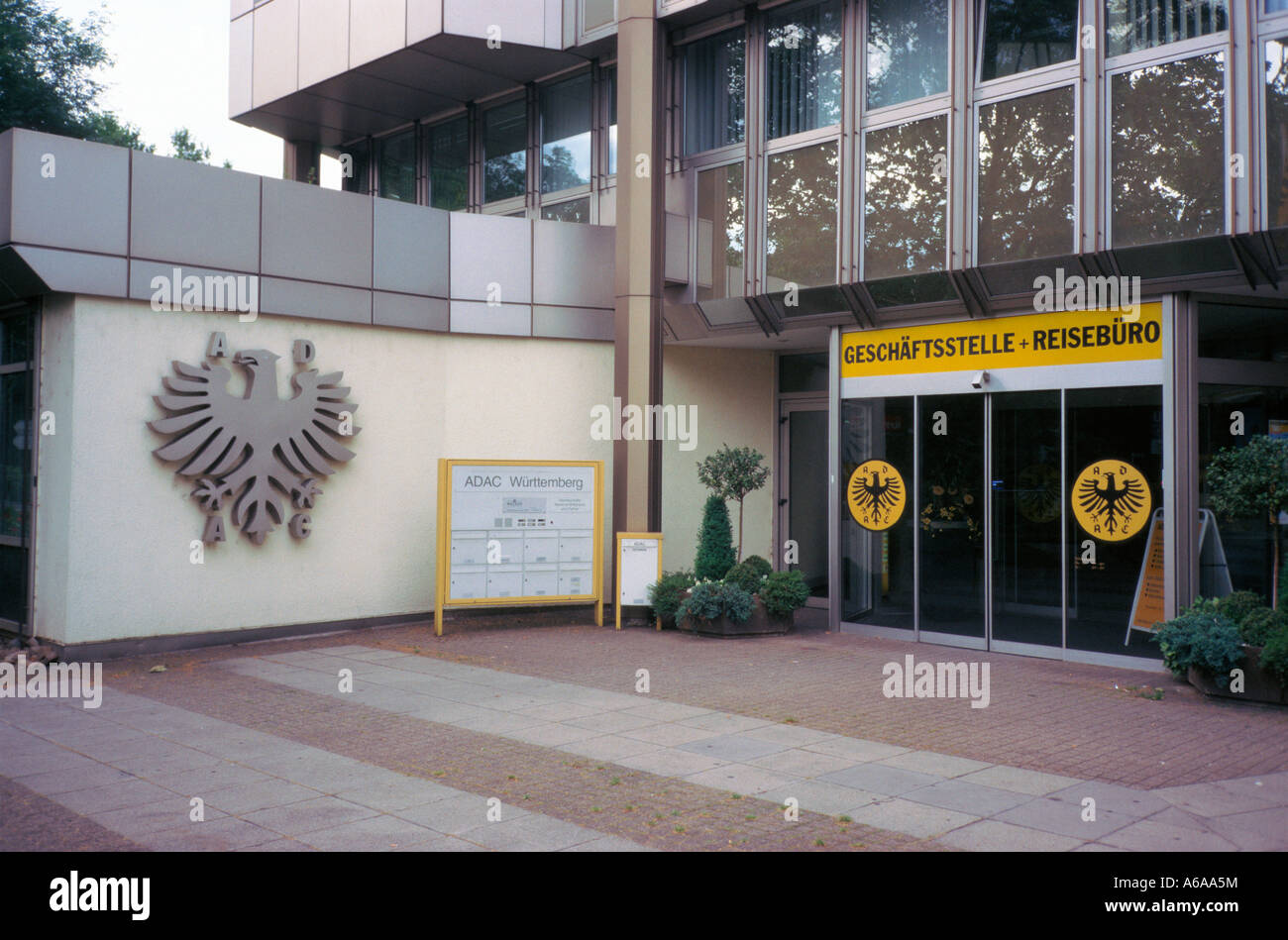 Le bureau administratif de l'automobile club ADAC à Stuttgart Allemagne Banque D'Images