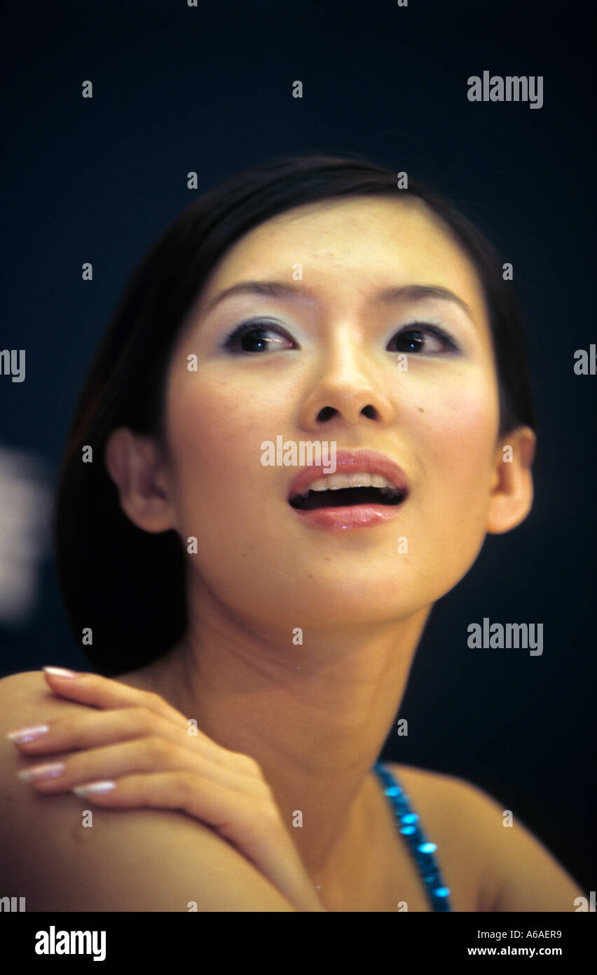 L'actrice chinoise Zhang Ziyi Banque D'Images
