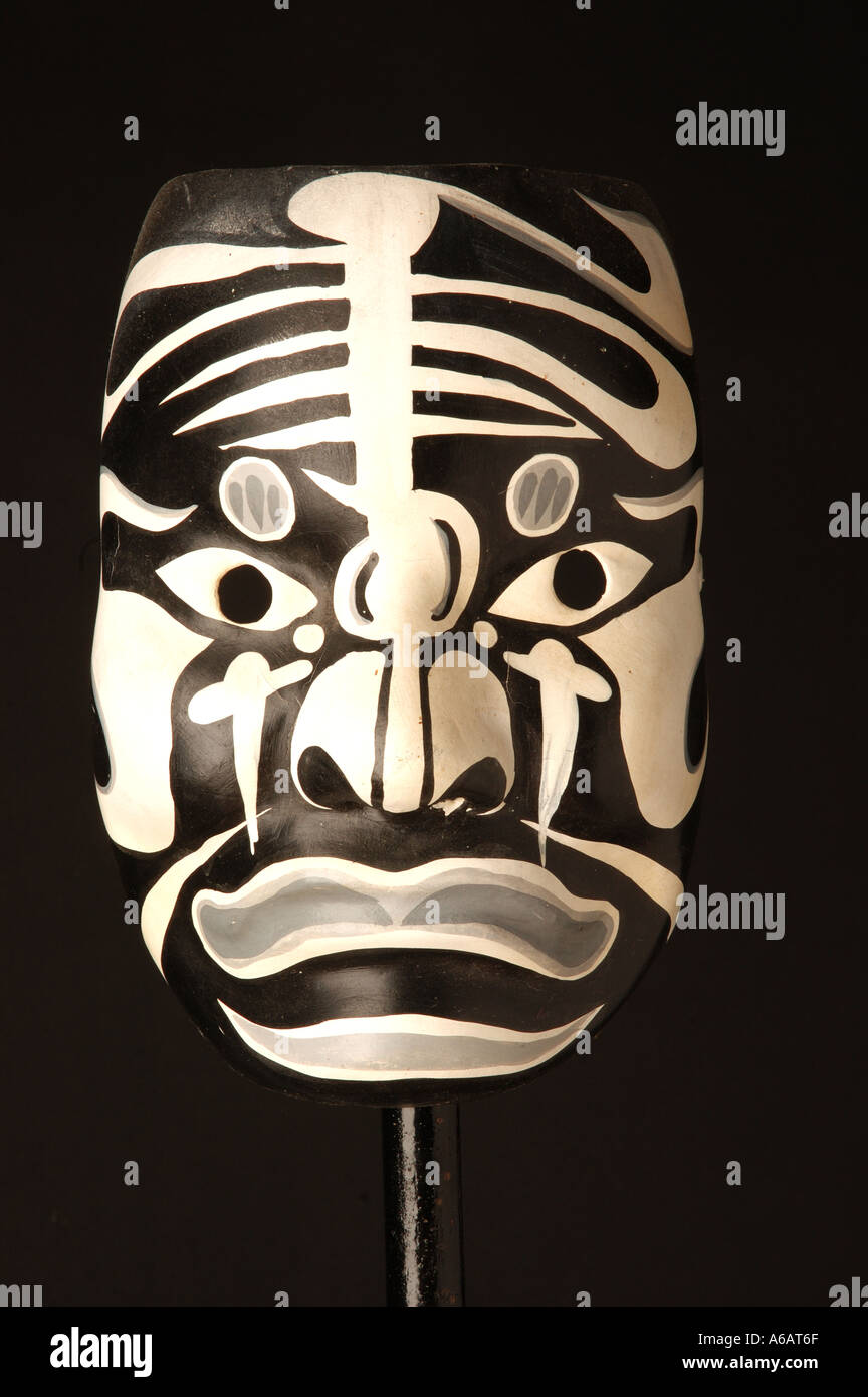 Masque de théâtre Kabuki japonais traditionnels dsca 0842 Photo Stock -  Alamy