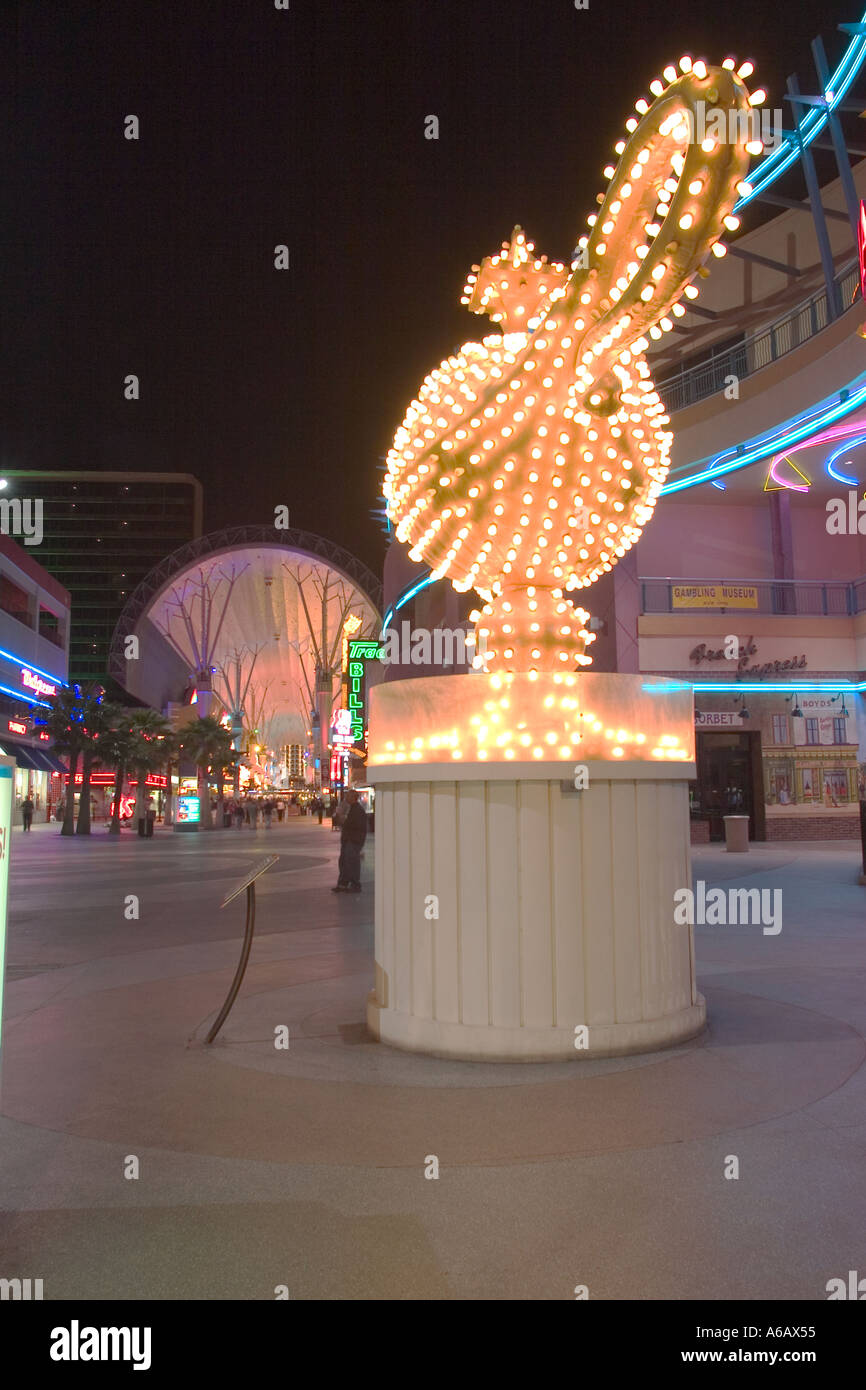 Lampe aladdins Fremont street las vegas NEVADA USA 2005 Banque D'Images