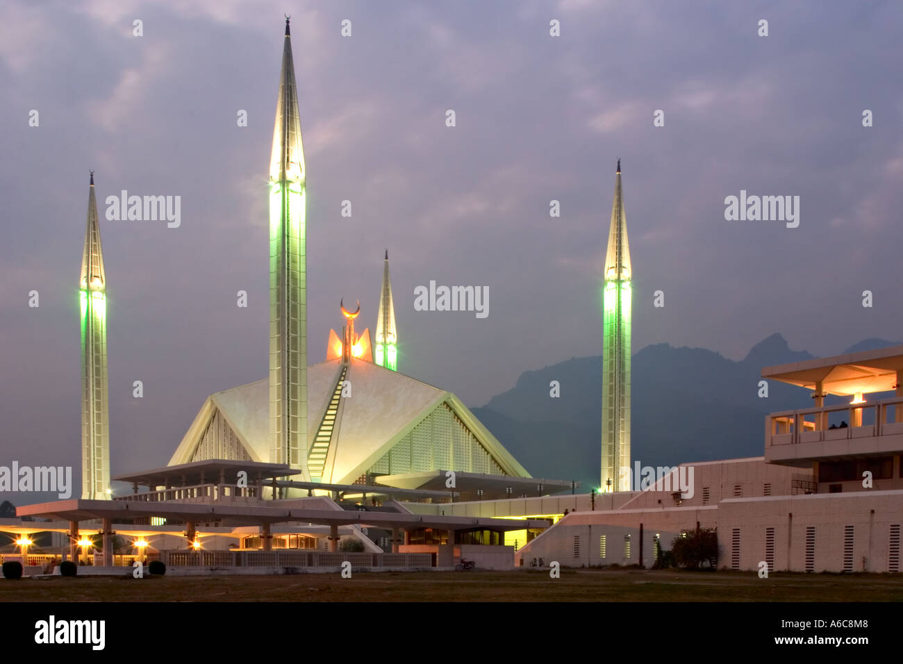 La mosquée Faisal, Islamabad, Pakistan Banque D'Images