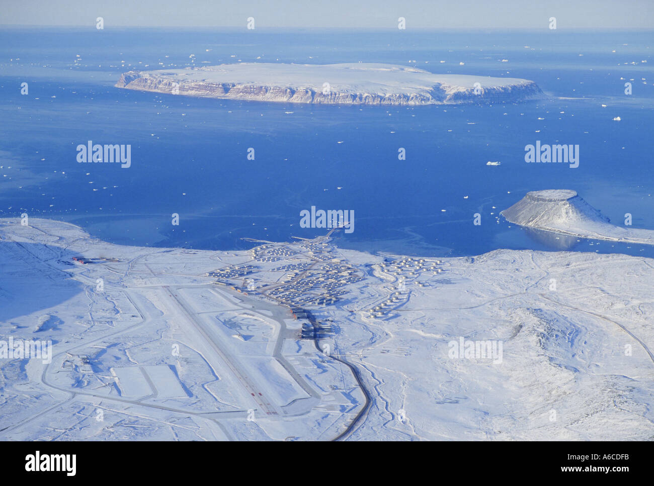 Thule Base Map Thule air base Banque de photographies et d’images à haute résolution ...