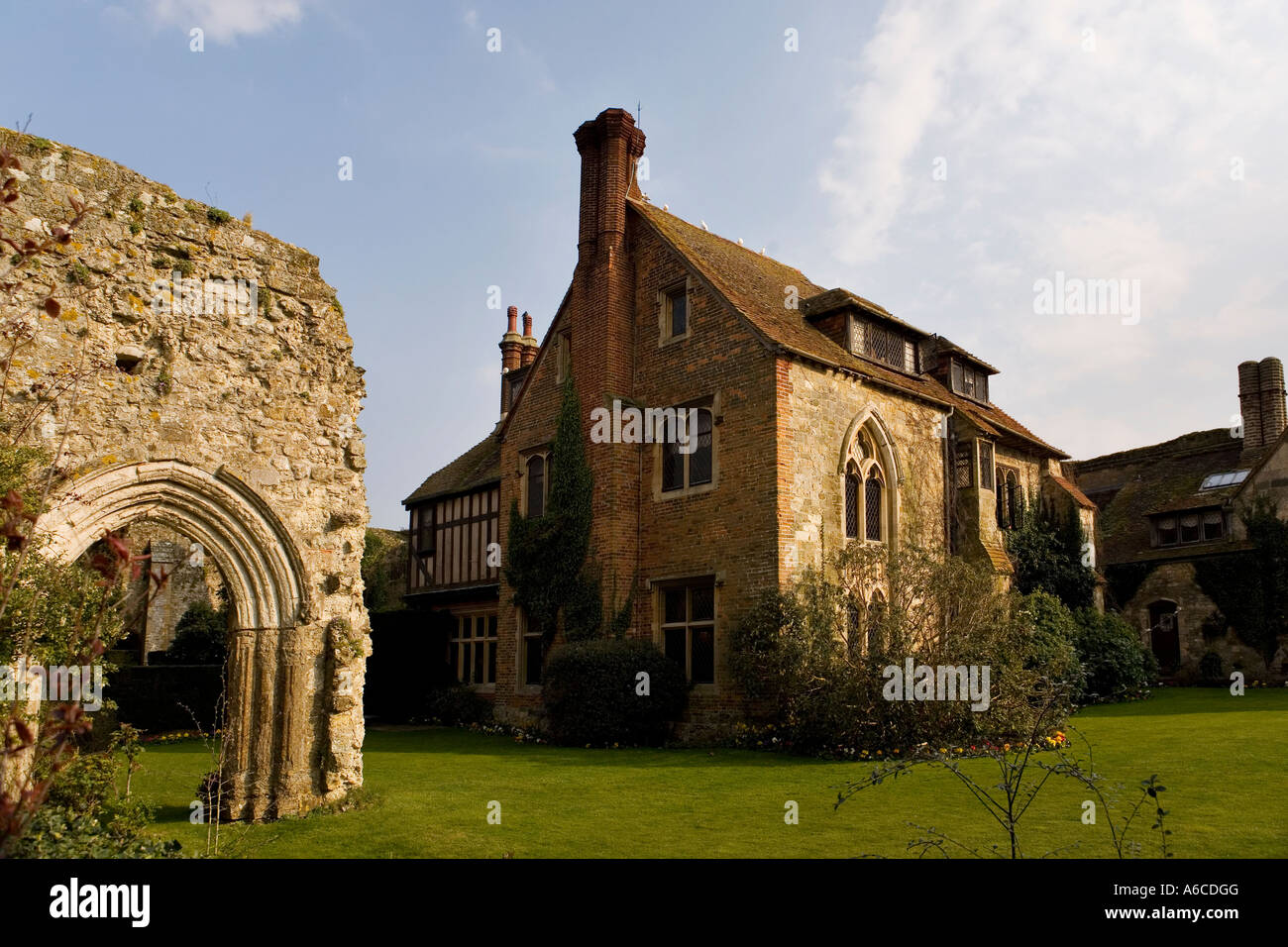 Amberley Castle Hotel West Sussex un relais un Chateaux hotel Banque D'Images