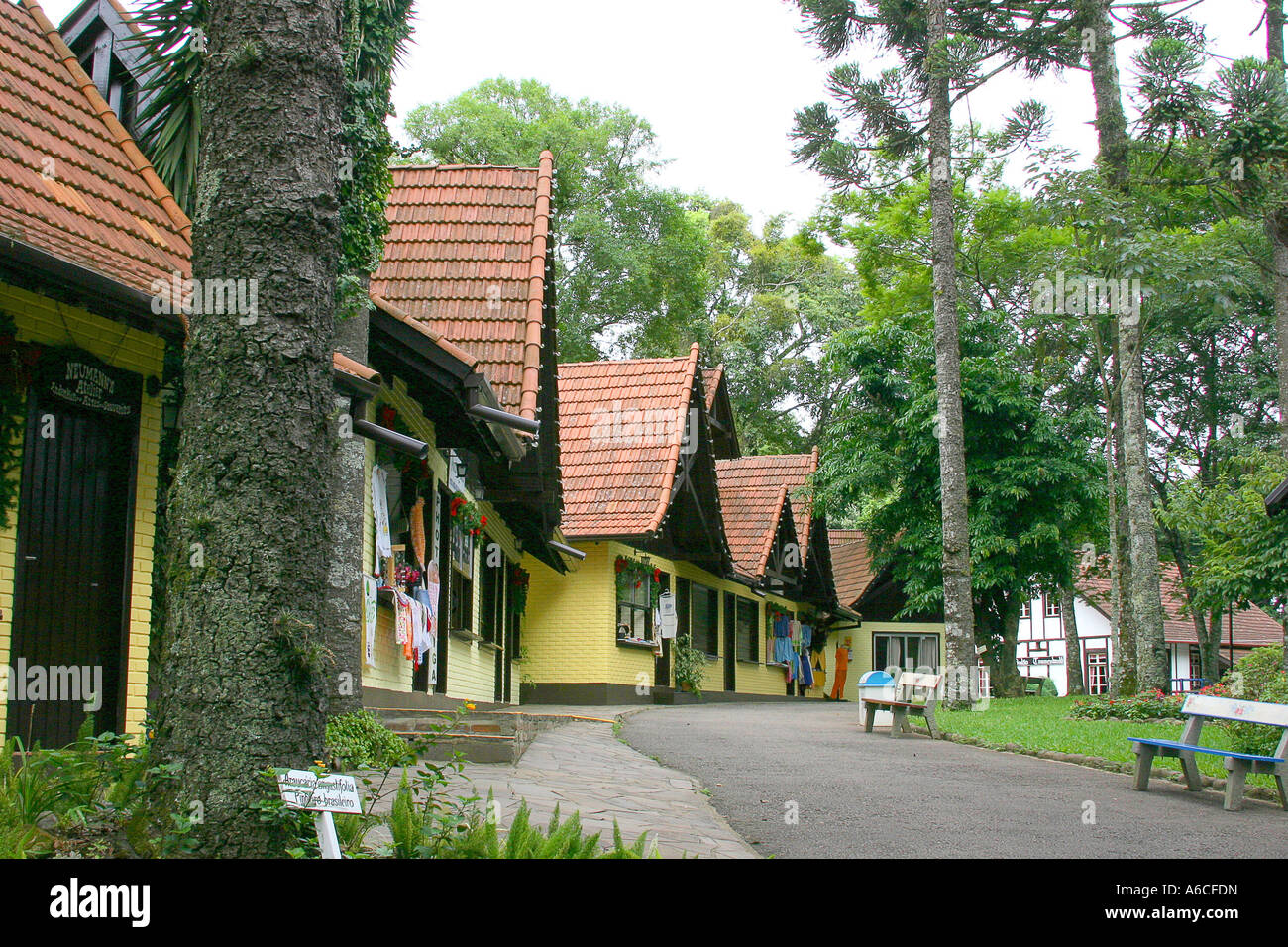 Lieu touristique : Nova Petrópolis- Rio Grande do Sul Brasil Banque D'Images