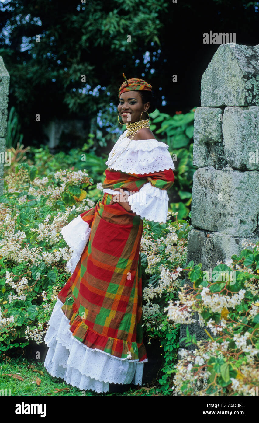Femme créole. Martinique Caraïbes Photo Stock Alamy