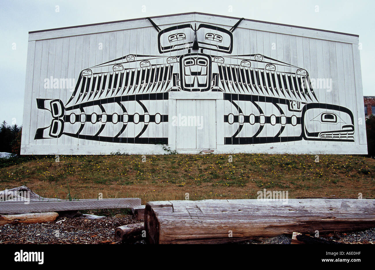 Centre culturel Umista, Alert Bay, British Columbia, Canada Banque D'Images