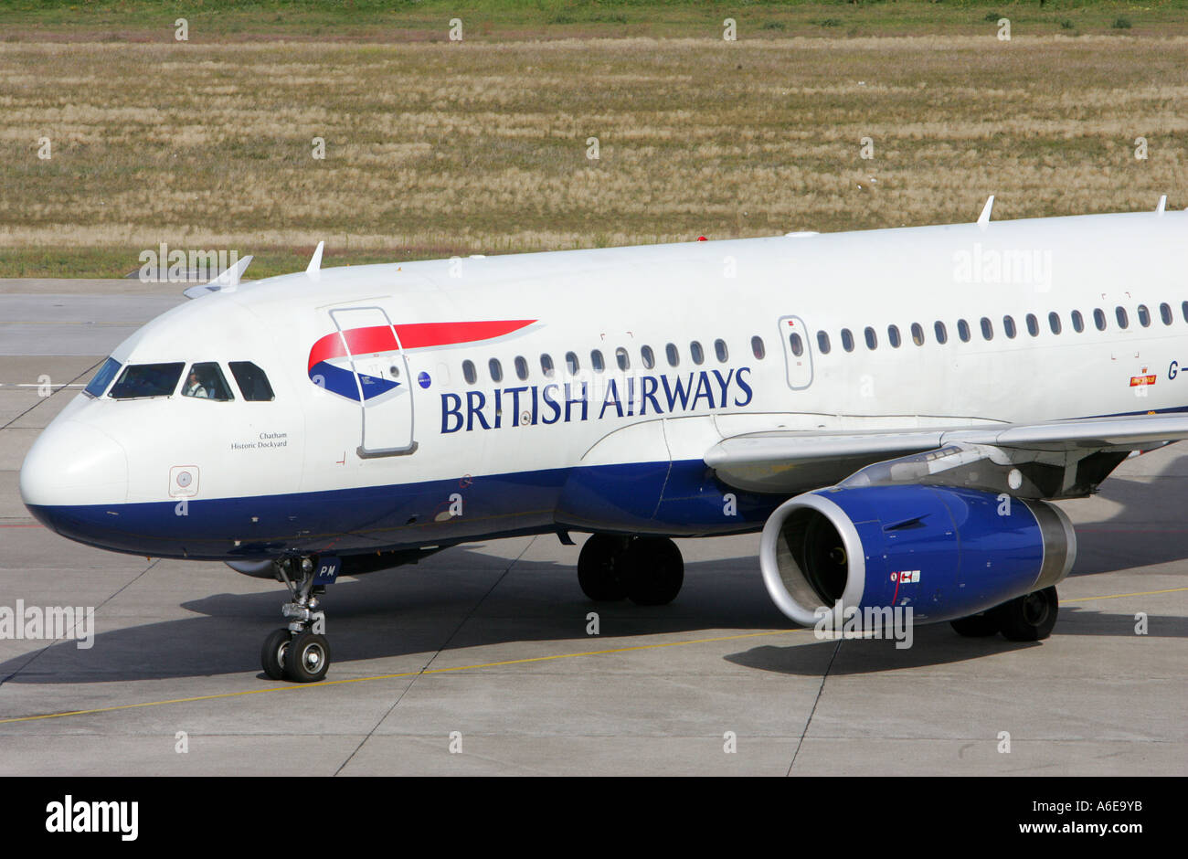 Avion de British Airways à l'aéroport de Tegel, Berlin Banque D'Images