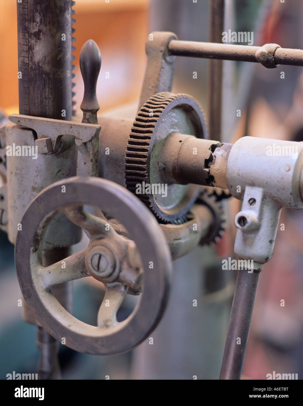 Etats Unis, Buffalo perceuse, réalisés dans les années 1890, détail Banque D'Images