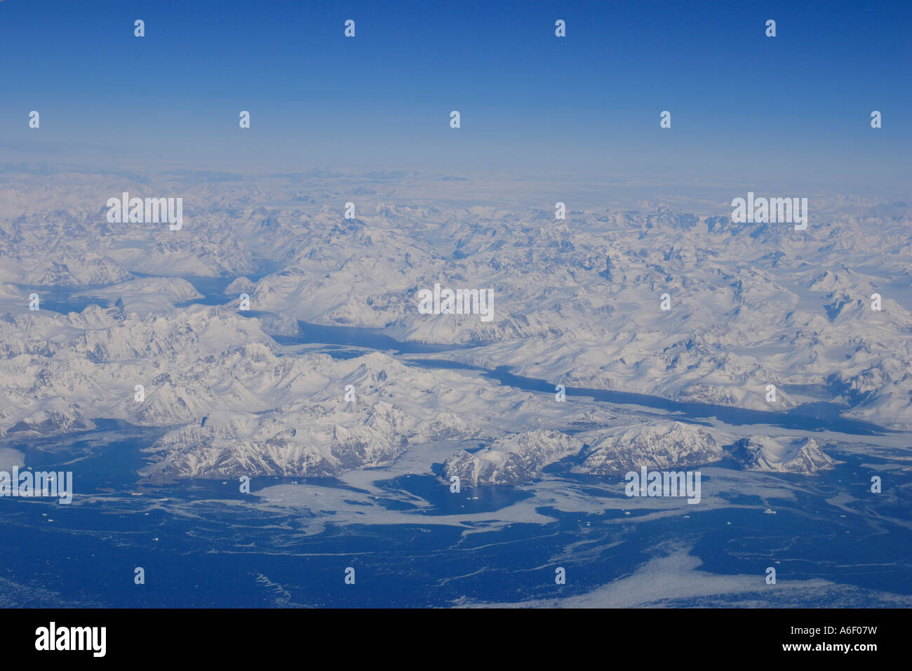 Le Groenland d'en haut Banque D'Images