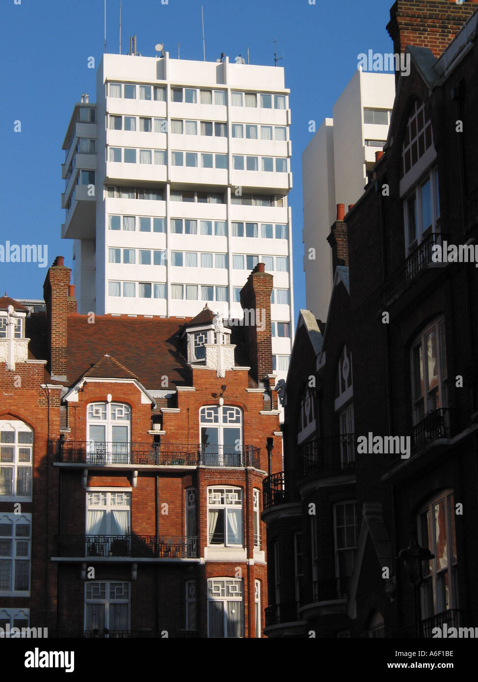 L'architecture typique de Marylebone Londres Angleterre Grande-Bretagne Banque D'Images