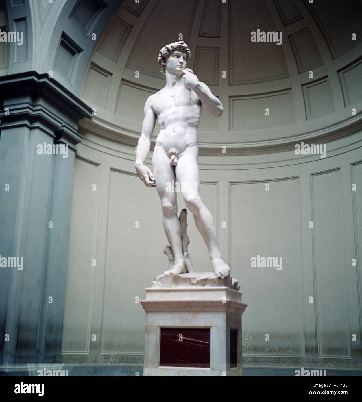 Statue de David de Michel-Ange à Florence Italie Banque D'Images