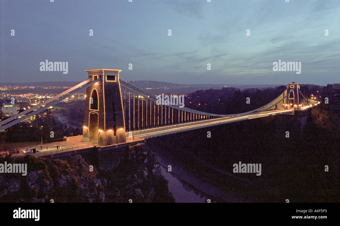 Pont suspendu de Clifton Clifton Bristol Angleterre Banque D'Images