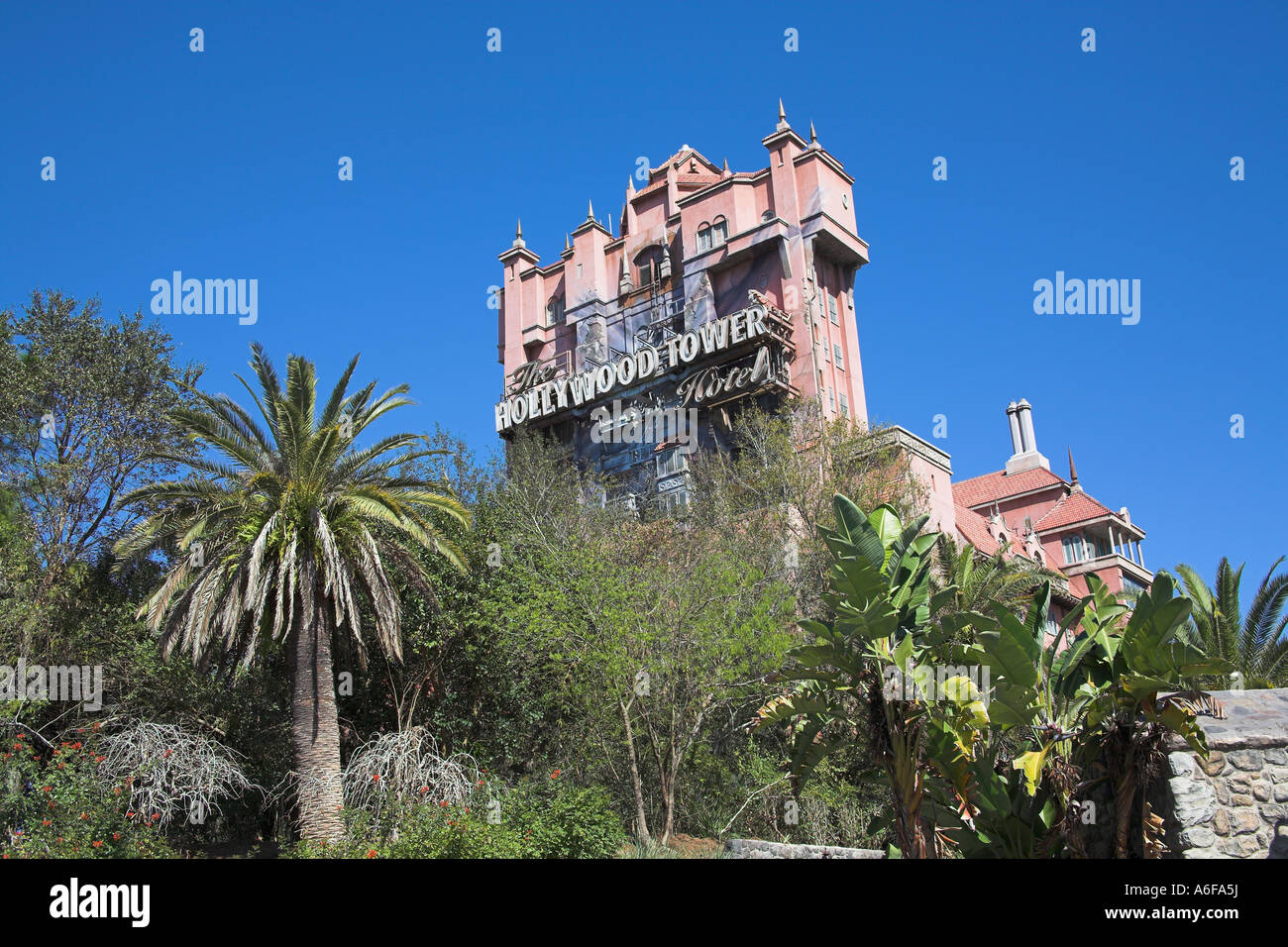 Hollywood Tower Hotel, Sunset Boulevard, Disney MGM Studios, Disney World, Orlando, Floride, USA Banque D'Images