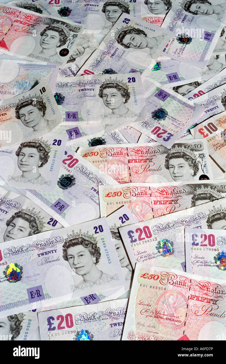 La devise britannique Banque D'Images