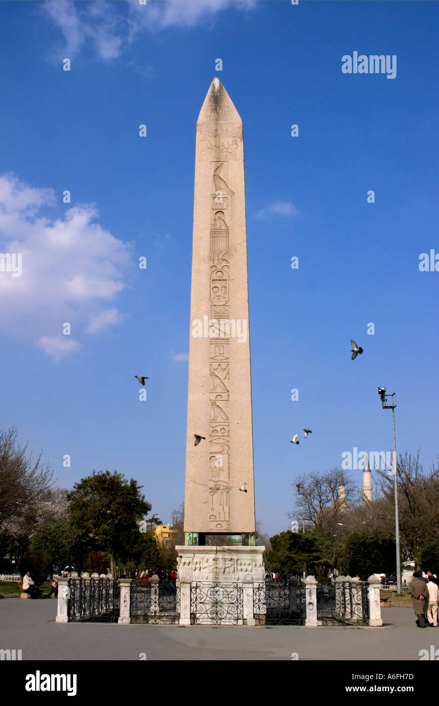 L'obélisque égyptien. Istanbul. La Turquie Banque D'Images