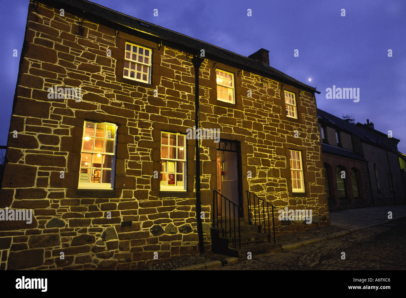 Robert Burns House Banque D'Images