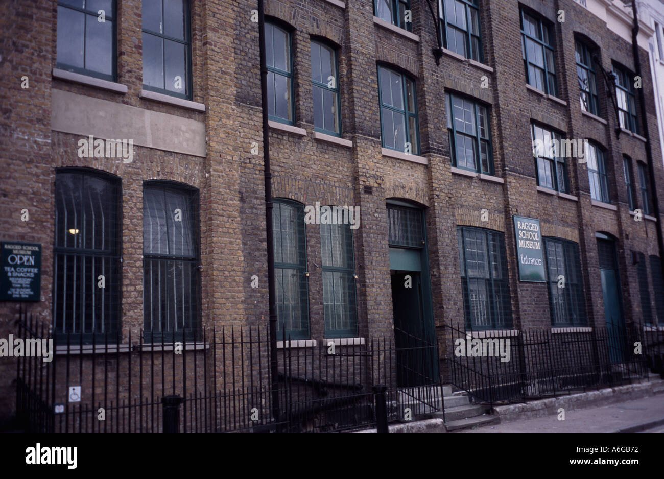 Musée de l'école en haillons Stepney Londres, Angleterre Royaume-uni Banque D'Images