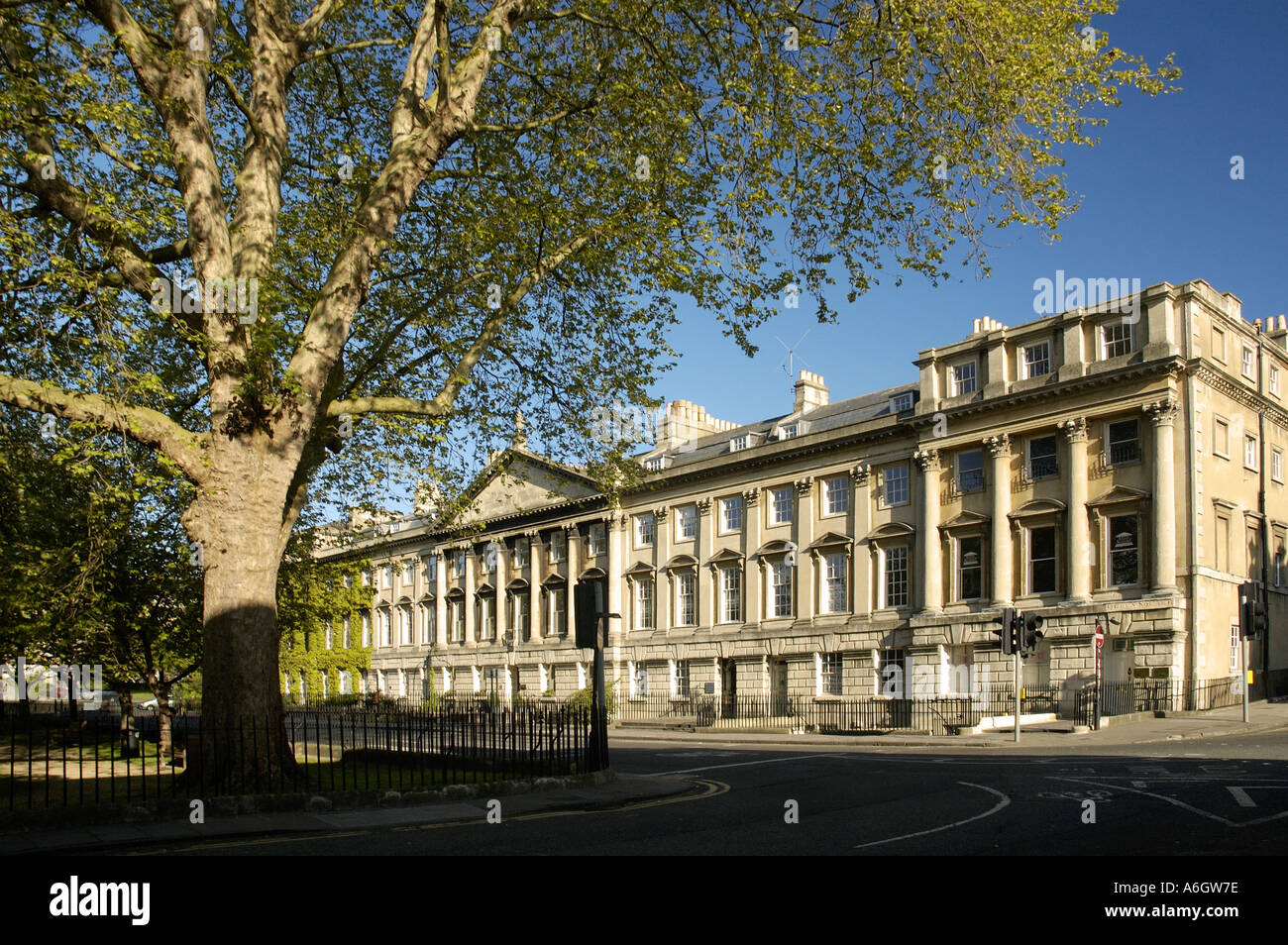 Queen Square Ville de Bath Somerset UK Banque D'Images