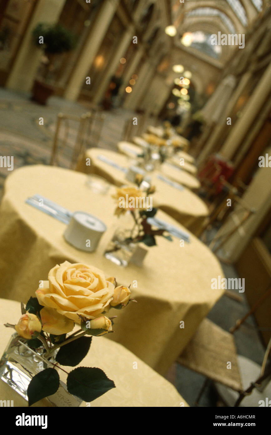 Paris. La France. Galerie Vivienne passage 2ème arrondissement. Banque D'Images